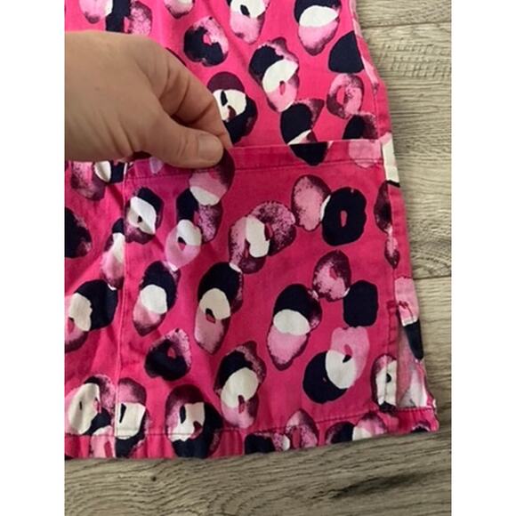 Bring it On Colorful scrub top sz S pink white nursing top - Picture 4 of 5